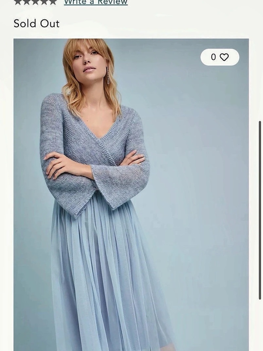 Maeve Layered Arabesque Dress Midi Dress Blue